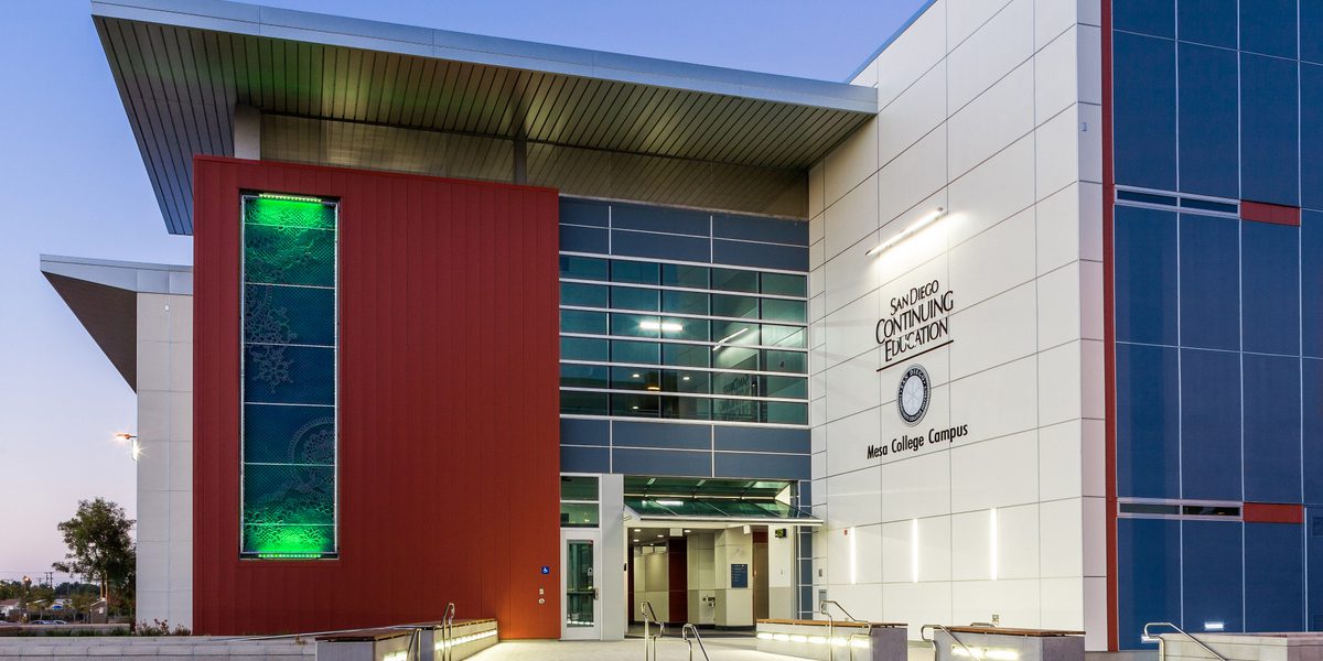 Best Project – Higher Education / Research: Continuing Education Building at Mesa College, Engineering News-Record, 2013